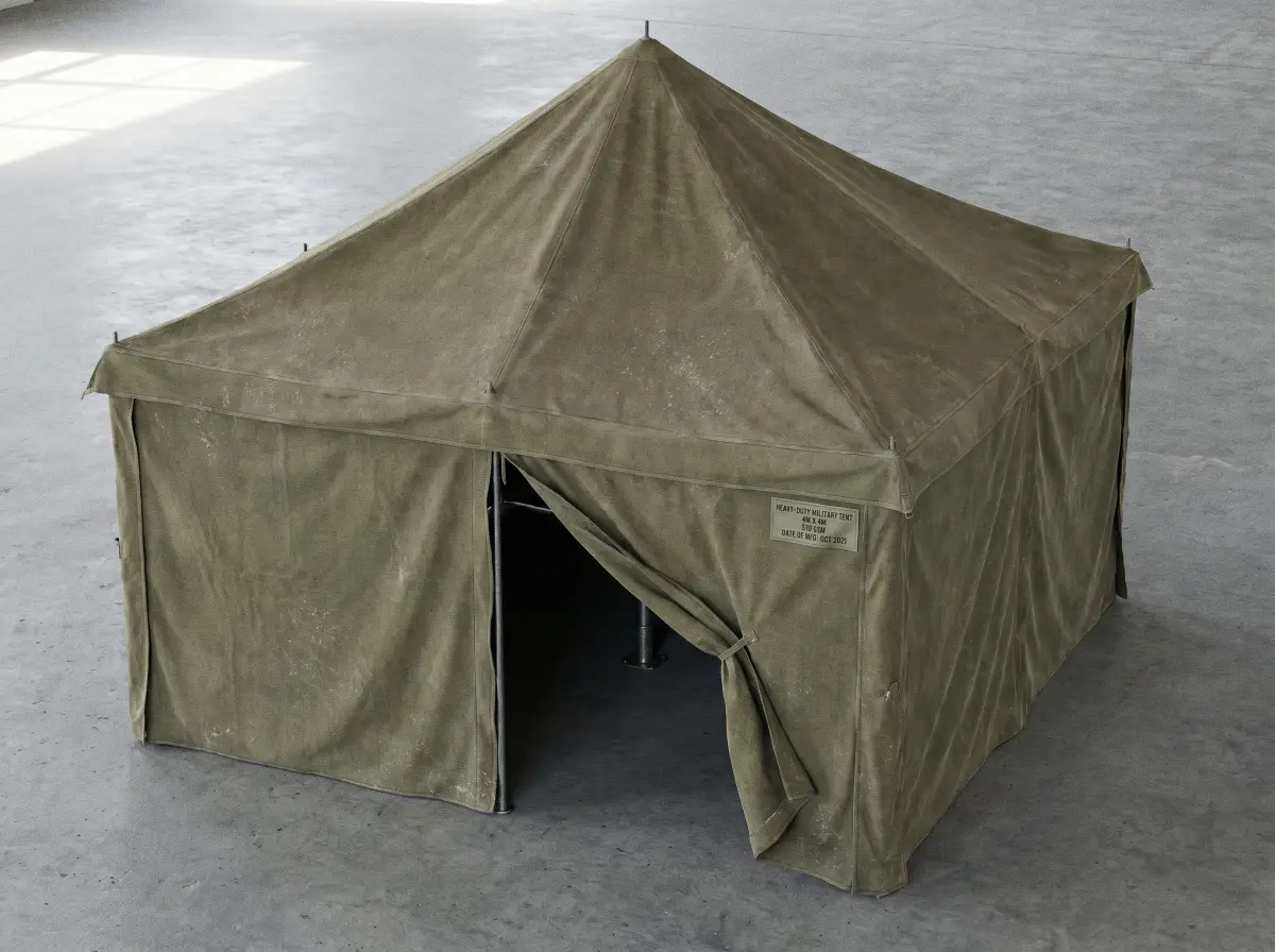 Army Tent (Center Pole Square) manufactured by BNC Tents, Karachi