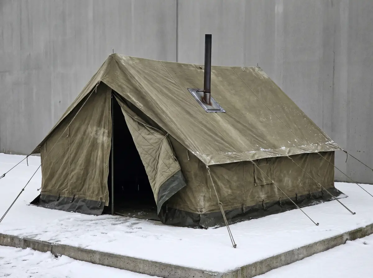 Winterized Relief Tent manufactured by BNC Tents, Karachi